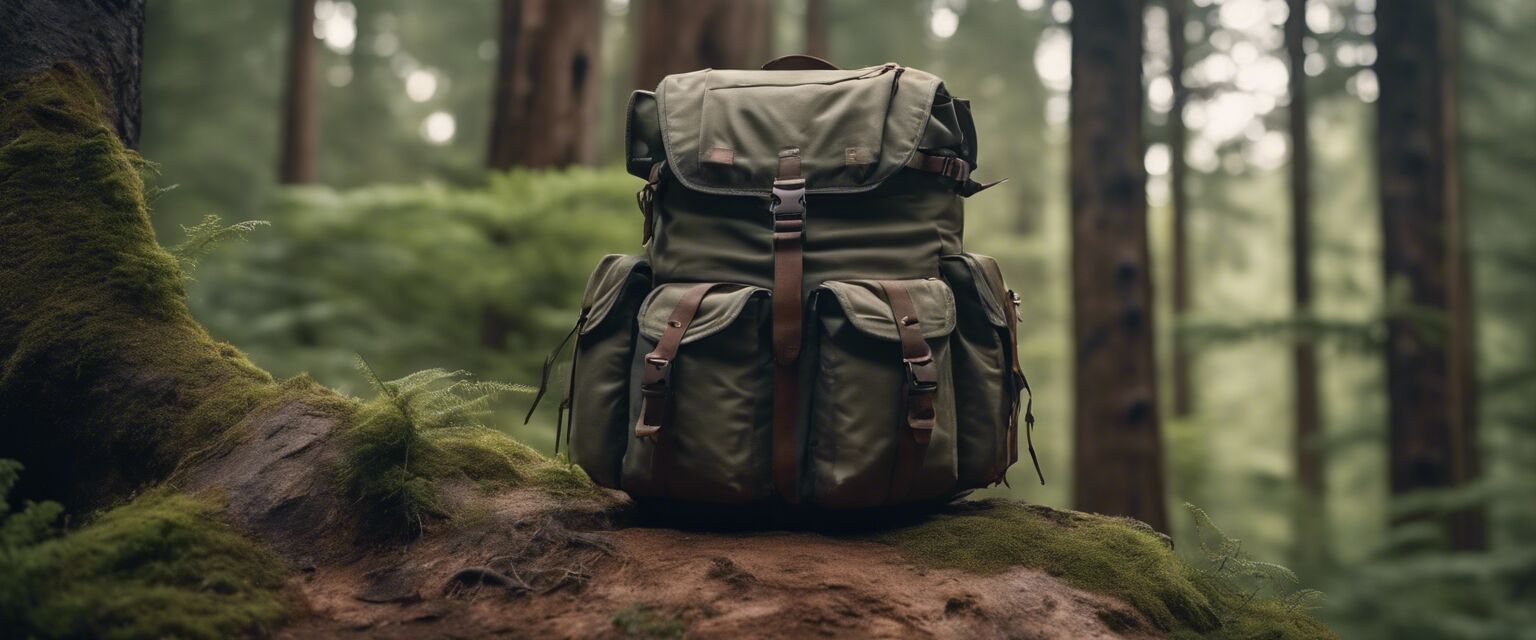 Backpack gear for hiking