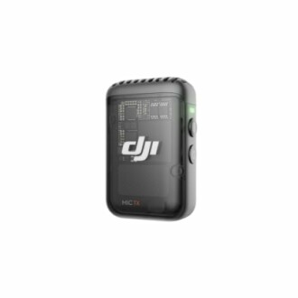 DJI wireless microphone transmitter with transparent casing