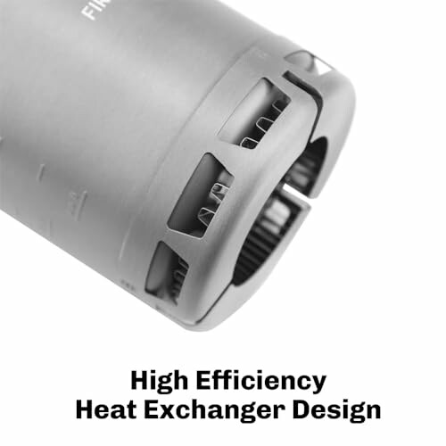 Close-up of a high efficiency heat exchanger design.