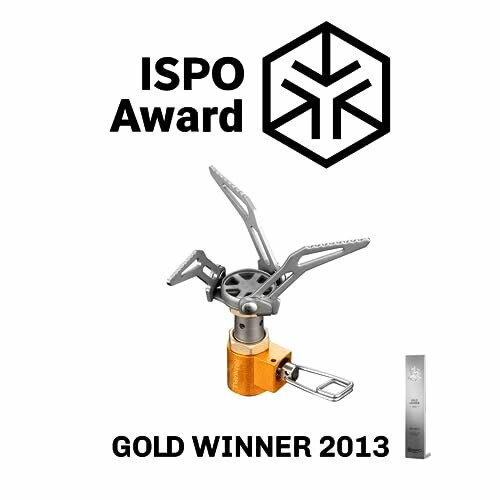 ISPO Award Gold Winner 2013 with portable stove